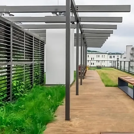 아파트 Blue In Vibrant Heart Of